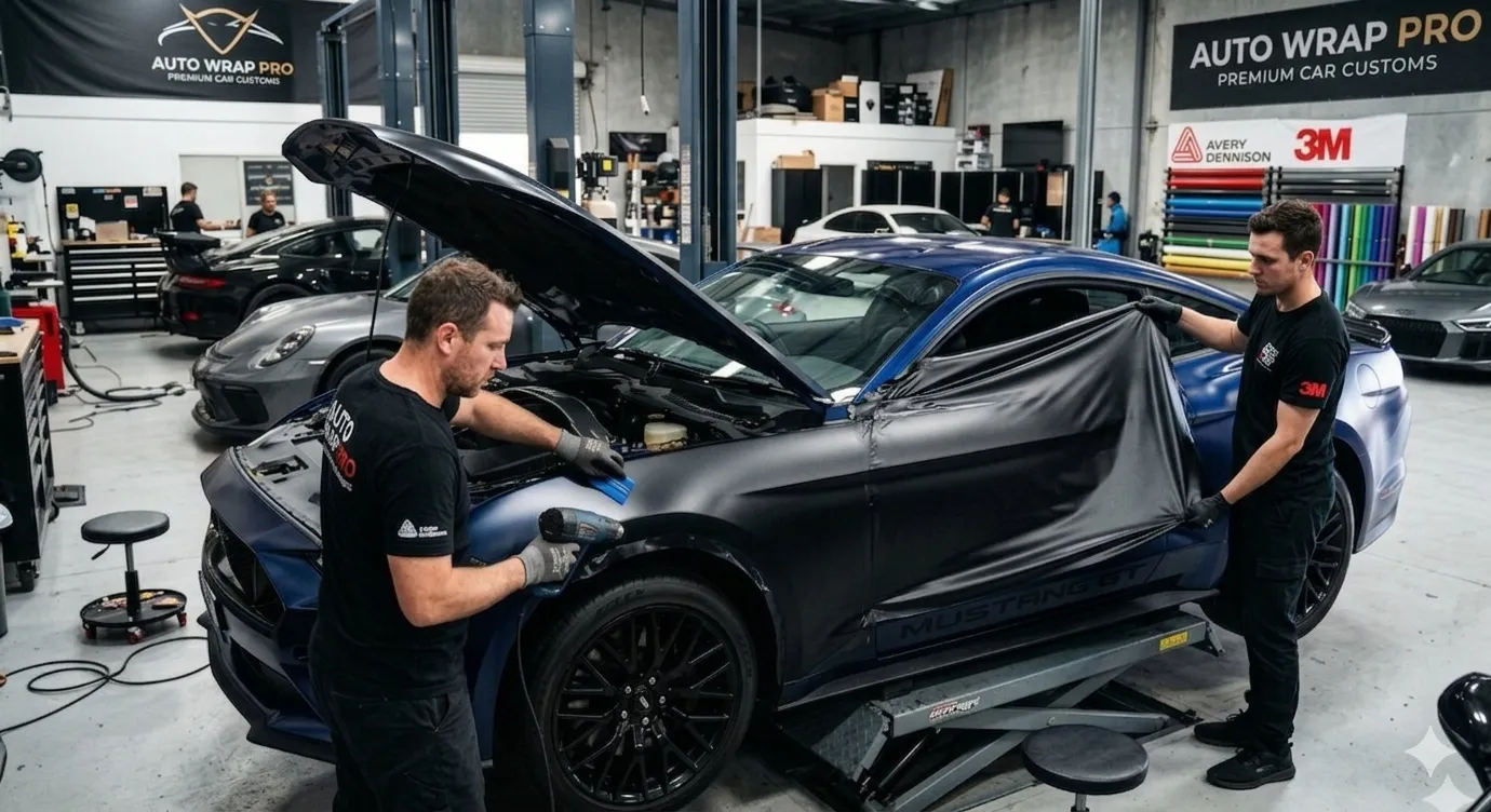 Car wrapping service